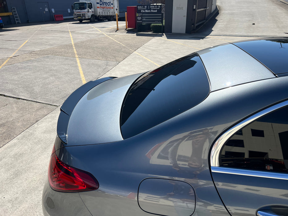 ABS Plastic Gloss Black Rear Bumper Boot Lip Spoiler for MERCEDES-BENZ  C CLASS【W206 SEDAN】【4D-BB Style】