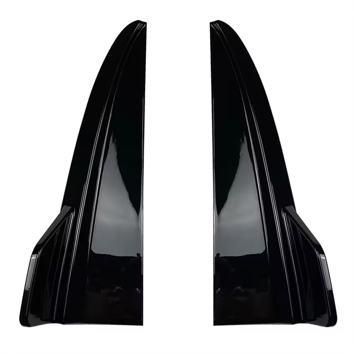 ABS Plastic Gloss Black Rear Bumper Splitter Spats for MERCEDES-BENZ  C CLASS【W205 C205 C63 C43 C250 C200】