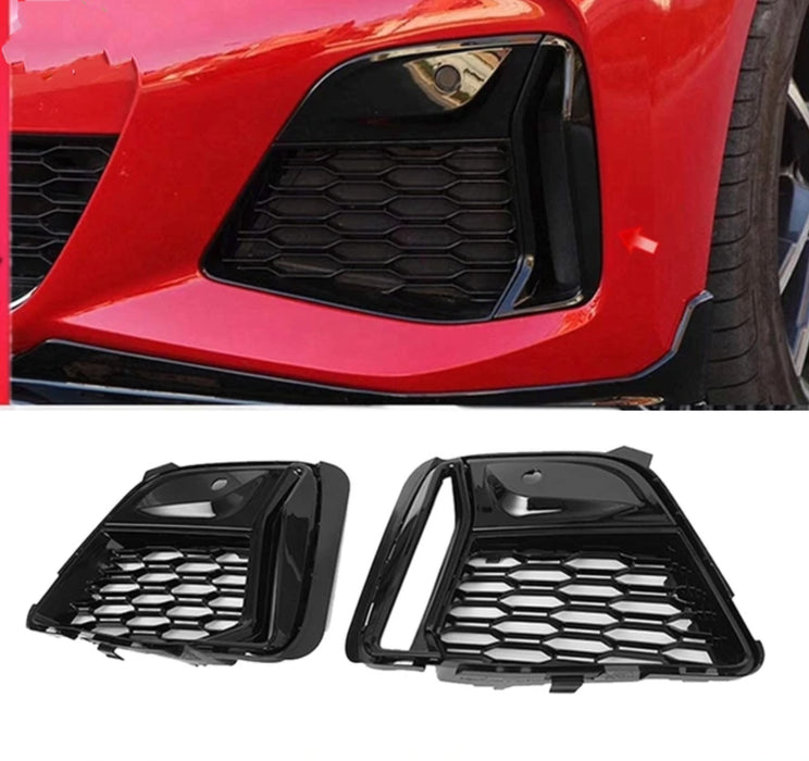 Gloss Black Front Bumper Mesh Vent Blackout Trim Inserts fit for BMW【G20/G21 Pre-LCI M340i】