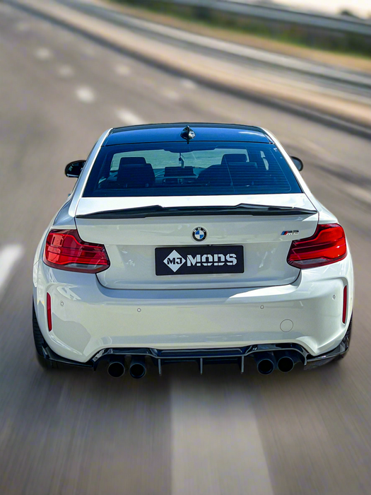 Gloss Black ABS Rear Bumper Diffuser for BMW F87 M2/M2C 【Standard Edition & Competition Edition】【MTC Style】