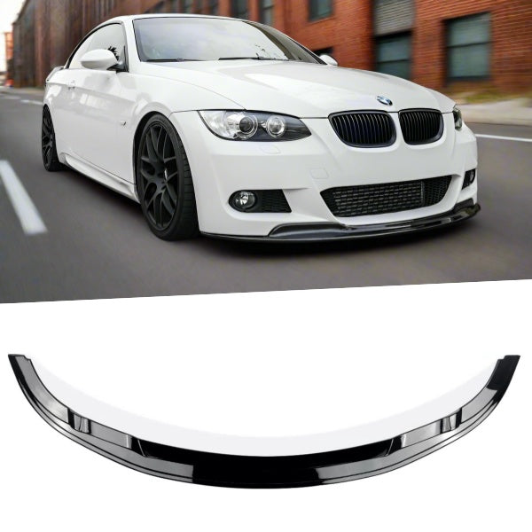 Gloss Black Front Splitter Lip For BMW E92 E93 335 330 325 320 Pre LCI