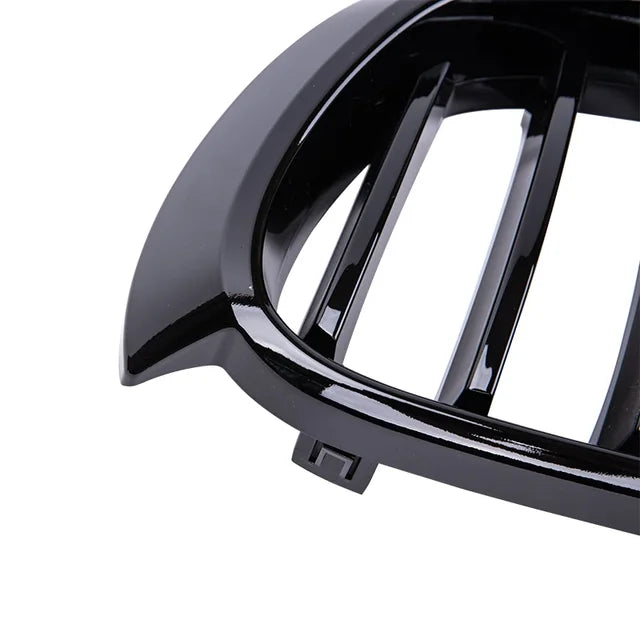 ABS Glossy Black Front Grille for BMW【X3 F25 & X4 F26】【M40i & 20i/20d/30i/30d/30e】LCI 14-17【Twin 】