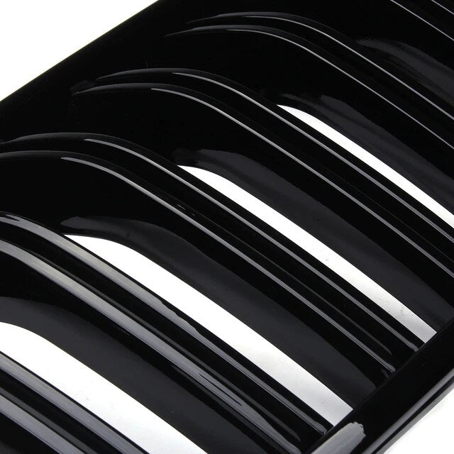 ABS Glossy Black Front Grille for BMW【X3 F25 & X4 F26】【M40i & 20i/20d/30i/30d/30e】LCI 14-17【Twin 】