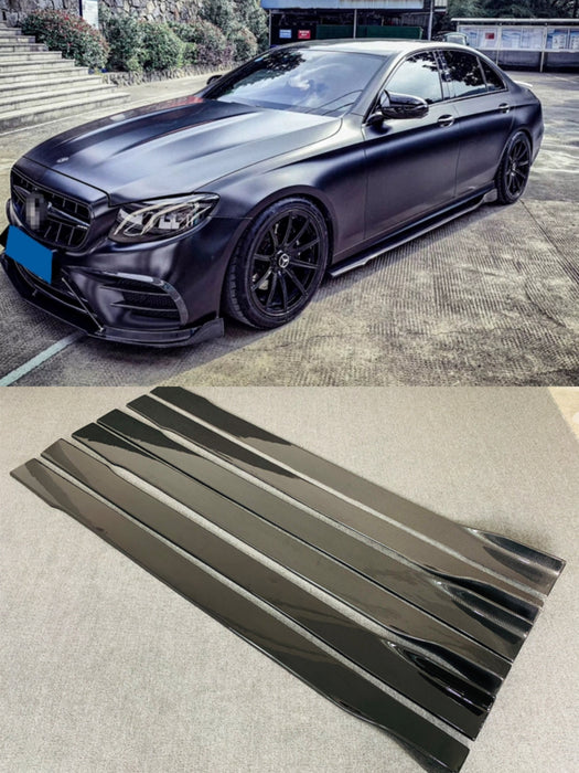 Side Skirt Fit For MERCEDES BENZ【W205/C205/A205/S205】【C200 C250 C300 C43 C63 AMG】2015-2022 BB Style