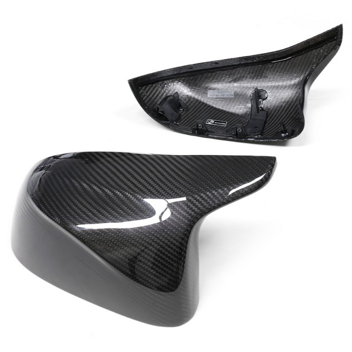 Prepreg Dry Carbon Fibre Side Mirror Cover Cap Replacement For BMW F95 F96 F97 F98 X3M X4M X5M