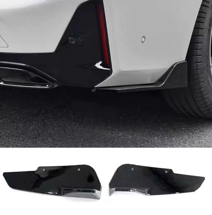 ABS GLOSSY BLACK REAR BUMPER SPLITTER FLAPS REAR PODS fit for BMW【G20/G21 LCI M340i 330 320 M Sport】