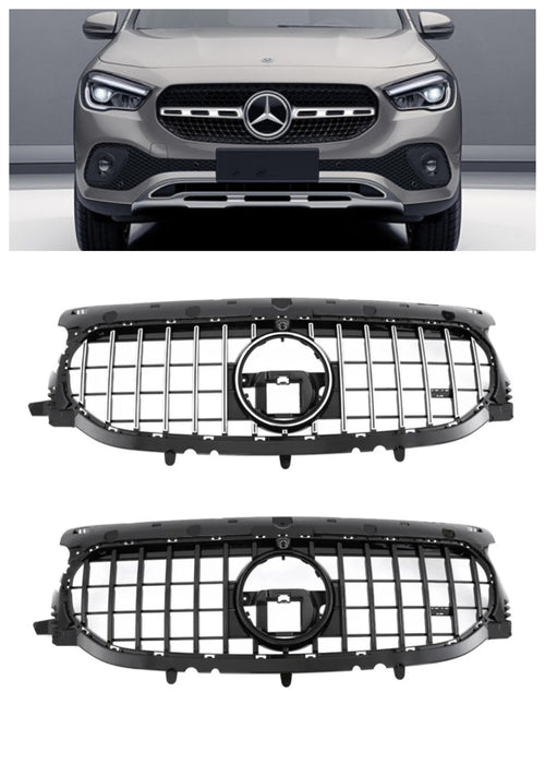 ABS Front Grille For Mercedes-Benz GLA Class 2020-2023【H247 GLA/200/220/250】【Standard Package】