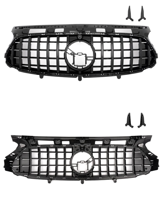 ABS Front Grille For Mercedes-Benz GLA Class 2020-2023【H247 GLA/200/220/250/35】【AMG Sport Package】