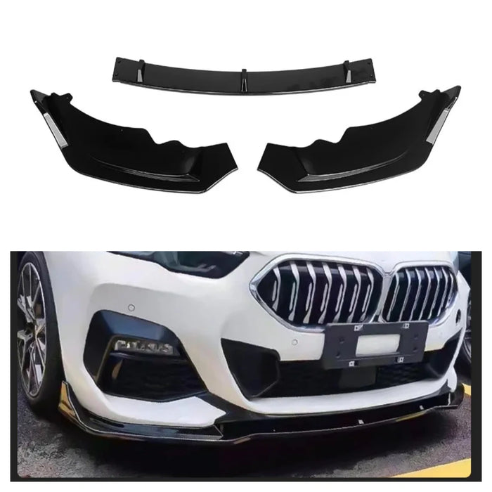 ABS Glossy Black 3 Pieces Front Lip Fit For BMW 2 Series【F44 218i 220i M235i】2020+