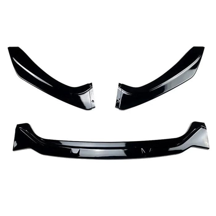 3 Pieces Gloss Black Front Bumper Lip for BMW 1 Series【F20 M140 M135 & 125 120 118 M Sport】【2015-2019】LCI/LCI-2