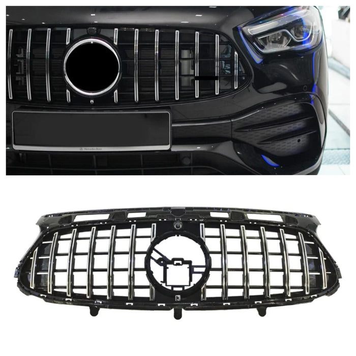 ABS Front Grille For Mercedes-Benz GLA Class 2020-2023【H247 GLA/200/220/250/35】【AMG Sport Package】