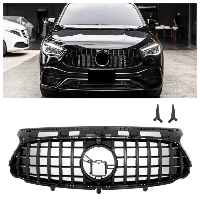 ABS Front Grille For Mercedes-Benz GLA Class 2020-2023【H247 GLA/200/220/250/35】【AMG Sport Package】