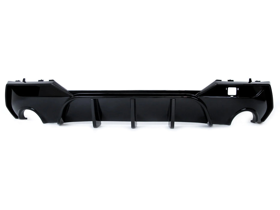 ABS Gloss Black Rear Diffuser For BMW 4 Series【G22/G23 420 425 428】2020+ 【TWIN ROUND TIPS】