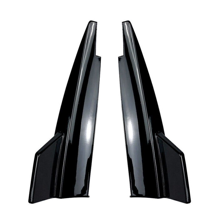 ABS Gloss Black Rear Bumper Canards Splitters fit for Mercedes-Benz 【C117 X117】【CLA45 CLA200/220/250 AMG Bumper】